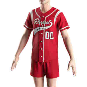 Camiseta de Béisbol de Mezclilla para Hombre - Impresión por Sublimación y Bordado, Pedido al por Mayor OEM - Product Image 5