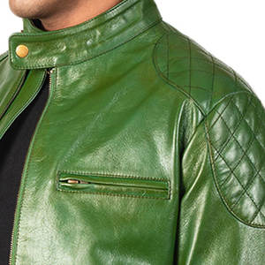 Chaqueta de cuero de piel de oveja para hombre de alta calidad, diseño suave transpirable cálido para invierno, Otoño, ropa de moda para exteriores - Product Image 2