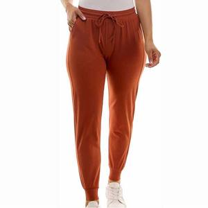 Meilleures ventes de pantalons en coton pour femmes Pantalons amples à cordon personnalisés OEM Services OEM de haute qualité disponibles - Product Image 1