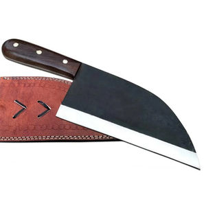 Cuchillo de Cocina Multifuncional Burraq, Hecho a Mano con Acero al Carbono, Mango de Madera, Personalizable (OEM/ODM) para Uso en la Cocina - Product Image 2