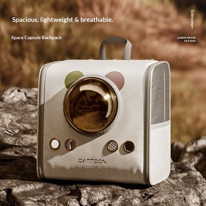 Nouveau <span class=keywords><strong>sac</strong></span> de transport pour animaux de compagnie grande capacité, <span class=keywords><strong>sac</strong></span> à <span class=keywords><strong>dos</strong></span> capsule spatiale pour chat et chien, design dessin animé, fournitures portables pour l'extérieur, vente en gros - Product Image 1