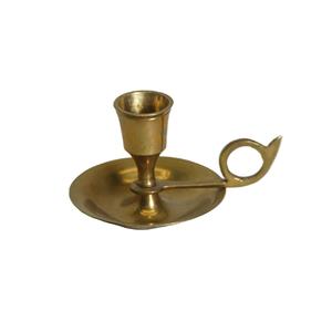 Royal Design Best <b>Brass</b> Gold Chamber Stick Metal Antique <b>Candle</b> <b>Holder</b> Traditional <b>Brass</b> <b>Candle</b> <b>Holder</b> With Handle in Low Prices - Product Image 6