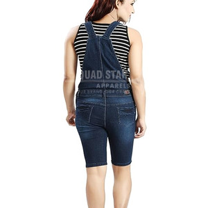 Lightweight Breathable Casual Fitness <b>Women</b> <b>Dungaree</b> Suits 100% Cotton Adjustable Top Selling Latest Design - Product Image 3