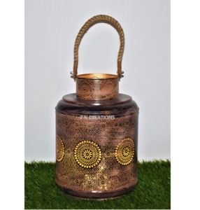 Farol colgante de Metal para decoración de jardín, farol colgante de Metal para decoración de casa de campo al aire libre, artesanal, Vintage, gran oferta - Product Image 5