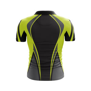 Alta calidad llano deportes al aire libre inteligente bordado Logo uniforme 100% poliéster algodón hombres cremallera polos - Product Image 6