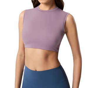 เสื้อโยคะพิลาทิสแบบเปิดหลังสำหรับผู้หญิง ดีไซน์ใหม่ สายกว้าง Dyfne สำหรับการกระชับรูปร่าง ด้านหน้ามีโลโก้ ด้านหลังดีไซน์บิดเกลียว - Product Image 6