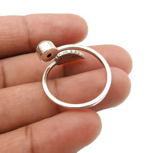 Anillo Ajustable Estilo Boho al por Mayor, Hecho de Plata de Ley 925, con Piedra Preciosa de Rodocrosita, Anillo de Diseño para Chicas - Product Image 4