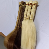 Extensions de cheveux indiens Remy bruts, bouclés blonds SV3 613, tissage double trame, alignement des cuticules, permanent, vente en gros