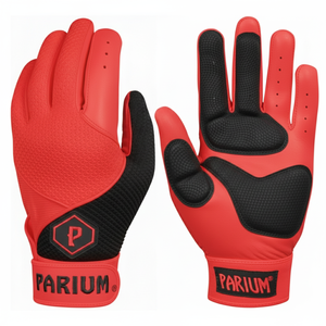 Gants de baseball en cuir souple de qualité supérieure, résistants à l'humidité, durables, avec paume en cuir, impact amorti, souples, couleurs personnalisées, vente en gros - Product Image 2