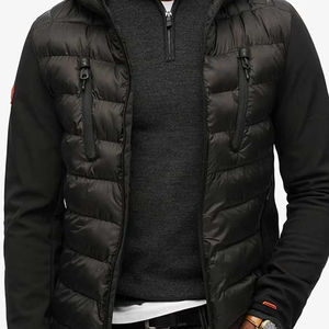 Chaqueta de Invierno Premium para Hombre, Chaqueta Acolchada de Lona, Térmica, con Capucha, para Uso en Exteriores, con Forro de Seda - Product Image 6