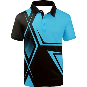 Chemises Polo Personnalisées Professionnelles en Sublimation pour Hommes Chemises Polo Unisexe Personnalisées FABRIQUÉES PAR BS 2026 - Product Image 1