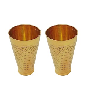 Vaso de Vidrio Hecho a Mano para Bebidas, para Bodas, Agua, Fiestas, Vino, Vaso de Latón de Lujo al por Mayor para Bar en Casa - Product Image 6