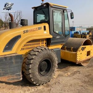Compacteur vibrant à tambour unique Shantui SR22MA d'occasion, poids de travail 22 tonnes, marque chinoise originale, compacteur moyen - Product Image 3
