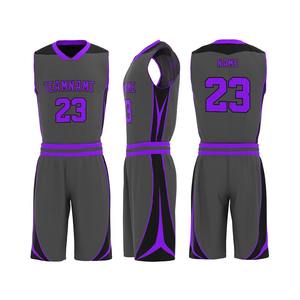 Nouveau Style Design Hommes Basketball Uniforme Kit Logo Personnalisé Haute Qualité Sport Polyester Basketball Porter Basketball Uniformes - Product Image 2
