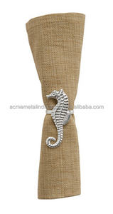 Rond de serviette en nickel plaqué finition avec un style élégant, parfait pour la décoration de la cuisine et de la table à manger, outil décent. - Product Image 4