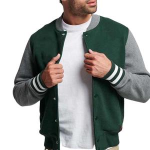 Chaquetas Versity de talla grande para hombre, venta al por mayor, chaquetas universitarias lisas de talla grande transpirables personalizadas en blanco al mejor precio para hombre de Pakistán - Product Image 2