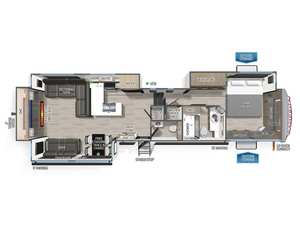 Venta al por mayor de carpa de camping Forest River Elite 36AK 2026 económica - Product Image 2