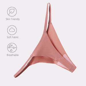 Womens Calcinha Fio Dental Teens Girls G-String biancheria intima Sexy G String Logo personalizzato stampato mutandine perizoma senza cuciture - Product Image 3