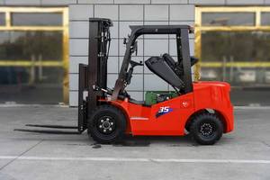 Chariot élévateur diesel d'occasion de 3 tonnes Transmission automatique 3-6 m de hauteur de levage Chariot élévateur à combustion interne avec 1 an de garantie - Product Image 4