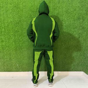 ชุดกีฬาผ้าฟลีซเนื้อนุ่ม 100% ผ้าฝ้าย น้ำหนักเบา สำหรับออกกำลังกาย ยิม ฟิตเนส สไตล์ฮิปฮอป ชุดเซ็ต 2 ชิ้น สำหรับฤดูหนาว แบรนด์ Wealthy Sports รุ่น Unisex - Product Image 2