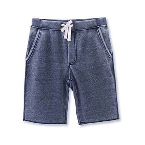 Vintage lavage soleil délavé Shorts pour hommes couleur personnalisée Anti-rides blanc coton polaire Streetwear Jogging en détresse lavé à l'acide - Product Image 3