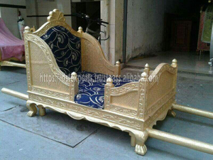 Palki de mariage pakistanais pour l'entrée de la mariée, Doli de mariage musulman pour l'entrée, Doli/Palki de mariage indien pour la mariée, Prix usine USA - Product Image 2