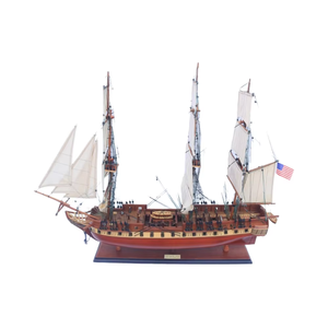Meilleures ventes - Maquette de bateau historique en bois USS CONSTELLATION, fabriquée à la main, pour décoration de table ou cadeaux originaux pour occasions spéciales - Product Image 1