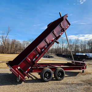 cheap new and used affordable New Hydraulic Farm Dump Trailer for Sale Color Weight Blank Dimension Place <b>Model</b> Load Cheap - Product Image 2