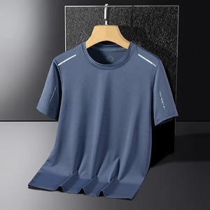 Camisetas de verano de algodón orgánico 100%, camisetas de cuello redondo personalizadas de alta calidad, camisetas de diseño elegante Premium para hombres - Product Image 3
