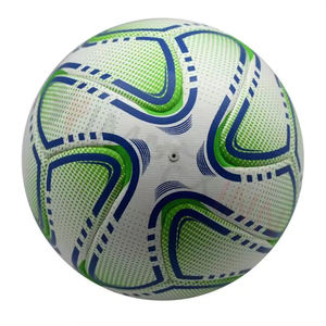 Balones de fútbol Rexine de Material PU PVC de alta calidad, Fútbol cosido a mano, superventas, logotipo personalizado y colores al por mayor - Product Image 4