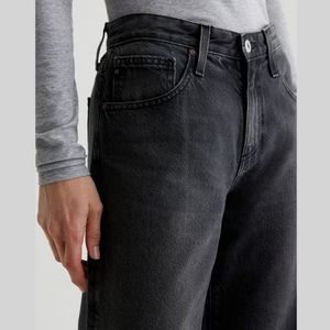 Pantalones vaqueros holgados Vintage personalizados para mujer a la moda, pantalones vaqueros de pierna ancha transpirables de tiro medio y ajuste relajado - Product Image 6