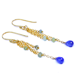 ชุดต่างหูมีขอบประดับอัญมณีหลากสีชุบทองเงินสเตอริง925ชุดสำหรับงานแต่งงานต่างหูสุดคลาสสิก - Product Image 5