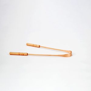 Limpiador de Lengua Ayurvédico de Acero Inoxidable Bela Artisan al por Mayor, Raspador Reutilizable de Doble Cara en Forma de U, Ecológico y Eficaz - Product Image 2