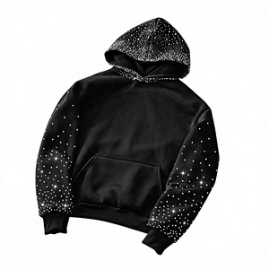 Personaliza tu sudadera de invierno de alta calidad con logotipo personalizado, sudadera con pedrería de la mejor calidad, el mejor diseño, corte regular. - Product Image 1