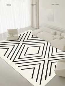 Tapis moderne haut de gamme tapis ivoire tufté de haute qualité salon, canapé et décor à la maison contemporain tapis tufté à la main - Product Image 4