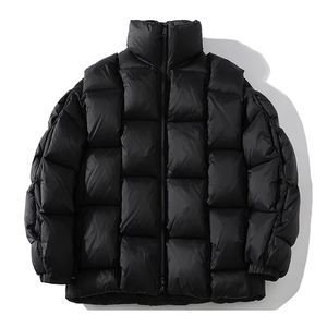 Veste bouffante à bulles Manteau d'hiver Coupe-vent Respirant Pardessus Veste à capuche personnalisée pour hommes Résistance à l'eau - Product Image 3