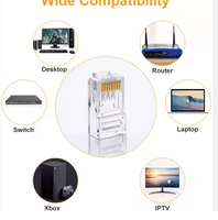 Conector Modular RJ45 Cat6 UTP de Alta Calidad SUPER LINK para Cable de Red, Hecho en Vietnam, Opción OEM