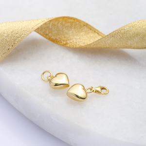 Pendentif à breloque fermoir en argent uni coeur 925 bijoux artisanaux en gros en argent sterling - Product Image 4