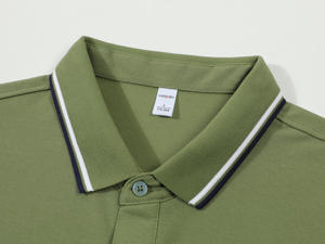 Polo uni à séchage rapide, haut de polo de sport, doux et absorbant la transpiration ODM - Product Image 2