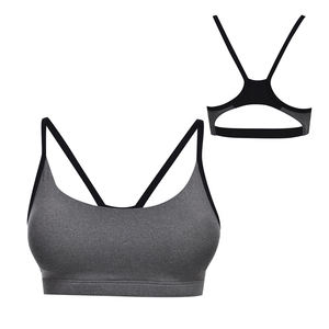 Soutien-gorge de sport professionnel pour femmes de haute qualité personnalisé respirant léger sans couture antibactérien séchage rapide soutien moyen - Product Image 1