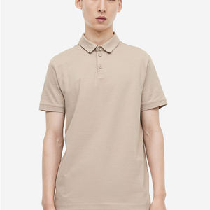 Dernier style d'été décontracté à manches courtes pour hommes pour polos 100% coton Muscle T-shirts solide motif tissu éponge - Product Image 1