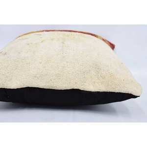 Luxury Multicolor Kilim Wool Pillow 16x16 Inch Woven <b>Vintage</b> Fluffy Patterns Rustic Square Style for <b>Bedding</b> Portable 18x18 - Product Image 5