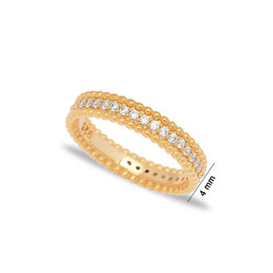 การออกแบบใหม่เงาเพทายหินผู้หญิงวงแหวนตุรกีแฮนด์เมดขายส่ง925เครื่องประดับเงินสเตอร์ลิง - Product Image 2