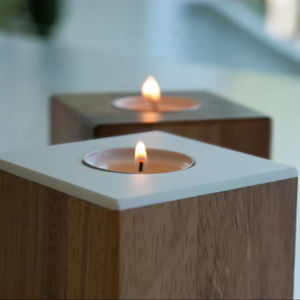 Conception personnalisée Bougeoir en bois de haute qualité pour la décoration de la maison Occasion de mariage Bougeoir en bois fait à la main - Product Image 1