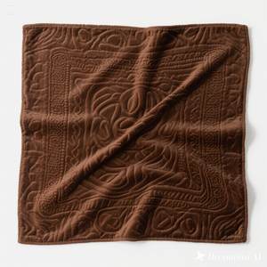 Luxury Soft Fleece <b>Blanket</b> Cozy Brown Embossed Design <b>King</b> <b>Size</b> - Product Image 6