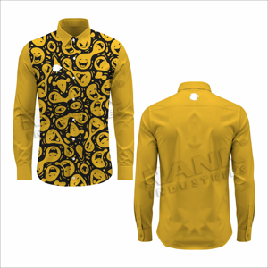 Idéal pour les tenues décontractées professionnelles et les sorties du week-end, chemises décontractées pour hommes en tissu twill avec manches longues. - Product Image 4