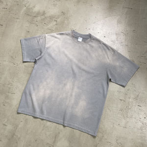 เสื้อยืดผู้ชายทรงโอเวอร์ไซซ์สำหรับผู้ชายเสื้อซักแบบกรดเสื้อยืดแนวสตรีทแบบวินเทจสั่งได้สินค้ามาใหม่2025 - Product Image 2