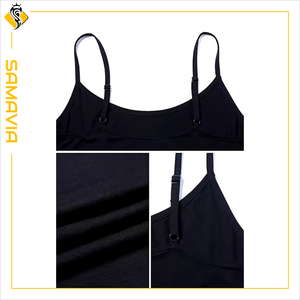 Camisetas sin mangas Samavia cortas tejidas ligeras personalizadas para mujer sublimación frontal calidad OEM Gymwear camisetas transpirables de secado rápido 100% - Product Image 4