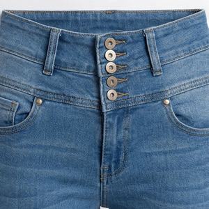 High Quality High Waist <b>Women</b> Skinny <b>Jeans</b> New Arrival Plus Size Fashion Design Breathable Custom Features Premium Trousers Wear - Product Image 4