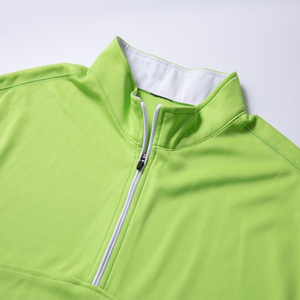 เสื้อโปโลสำหรับผู้ชายผ้าโพลีเอสเตอร์แห้งเร็วผ้าคอตตอนปักโลโก้ได้ตามต้องการ100% - Product Image 4